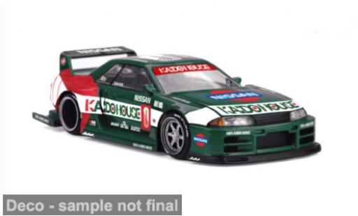 Diecast model cars Nissan Skyline R32 GTR () black 1989 1/64 Mini GT