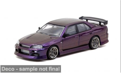 Diecast model cars Nissan Skyline R34 GTR () purple 2025 1/64 Tarmac Works