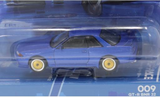Diecast model cars Nissan Skyline R32 blue 1/64 Pop Race