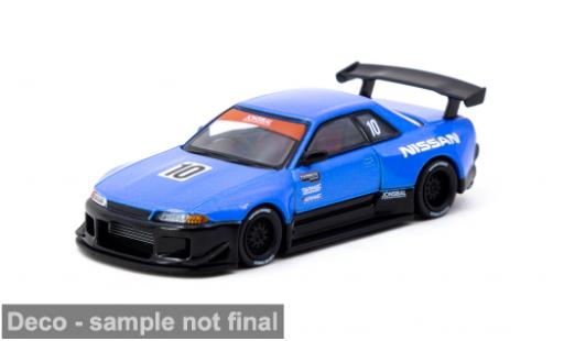 Diecast model cars Nissan Skyline R32 () ( 10th Anniversary) blue/black 1/64 Tarmac Works