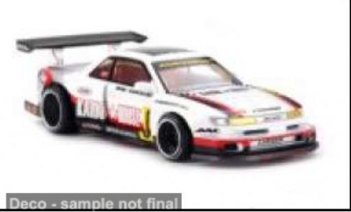 Diecast model cars Nissan Silvia S13 -R Circuit Spec V1 white/Dekor 1991 1/64 Mini GT