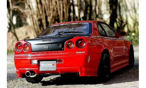 Nissan Skyline R34 1/18 Autoart r-tune street racing diecast model cars
