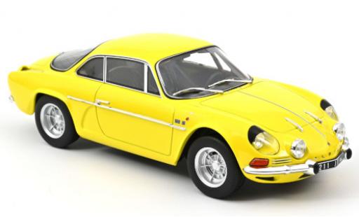 Diecast model cars Alpine A110 1600 s 1600S yellow 1971 1/18 Norev