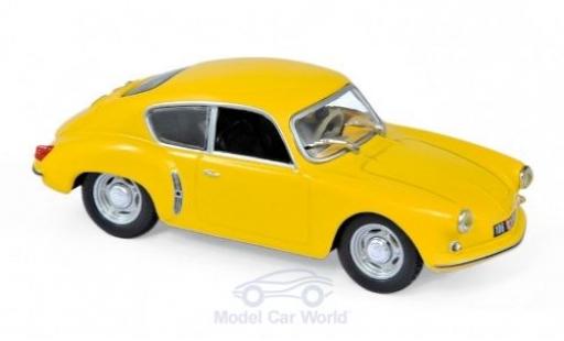 Diecast model cars Alpine A106 coupe Renault yellow 1956 1/43 Norev