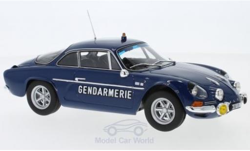 Diecast model cars Alpine A110 1600 s Renault 1600S Gendarmerie 1971 1/18 Norev