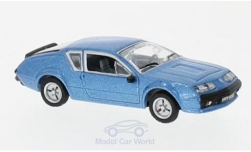 Diecast model cars Alpine A310 rallye Renault metallic blue 1977 1/87 Norev