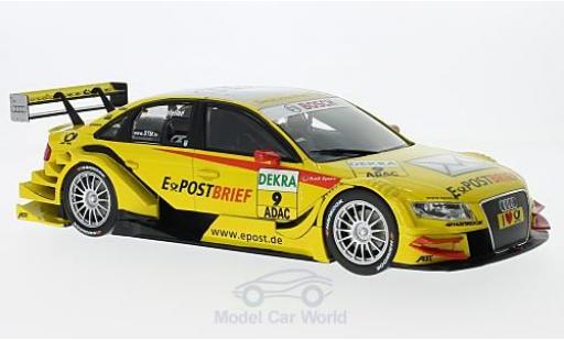 Diecast model cars Audi A4 dtm No.9 EPost Brief 2011 M.Rockenfeller 1/18 Norev