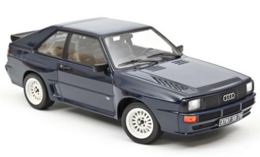 Diecast model cars Audi Sport Quattro coupe blue 1985 1/18 Norev