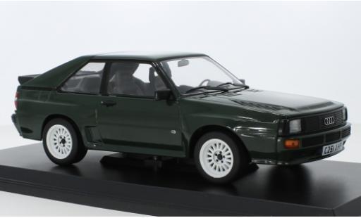 Diecast model cars Audi Sport Quattro coupe green 1985 1/18 Norev