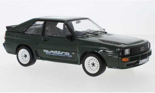 Diecast model cars Audi Sport Quattro coupe green/Dekor 1985 1/18 Norev