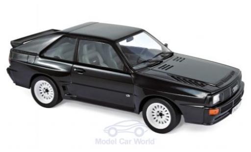 Diecast model cars Audi Sport Quattro coupe black 1985 1/18 Norev