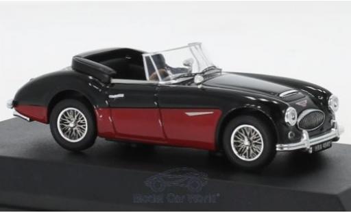 Diecast model cars Austin Healey 3000 roadster MK3 black/red RHD 1964 1/43 Norev