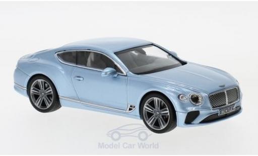 Diecast model cars Bentley Continental GT metallic blue 2018 1/43 Norev
