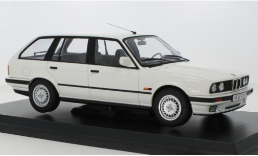 Diecast model cars Bmw 325 Touring i (E30) white 1991 1/18 Norev