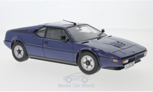 Diecast model cars Bmw M1 1980 (E26) blue 1/18 Norev