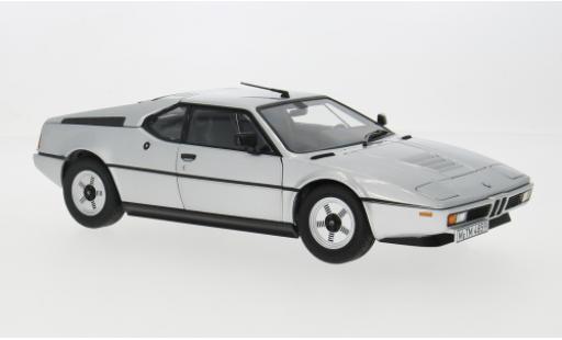 Diecast model cars Bmw M1 1980 silver 1/18 Norev