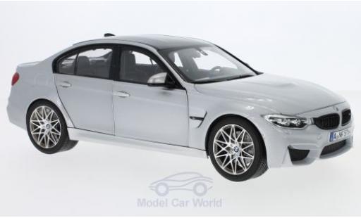 Diecast model cars Bmw M3 Competition grey 2017 1/18 Norev