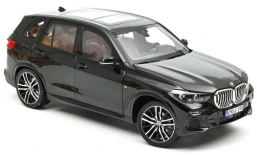Diecast model cars Bmw X5 suv (G05) metallic black 2019 1/18 Norev