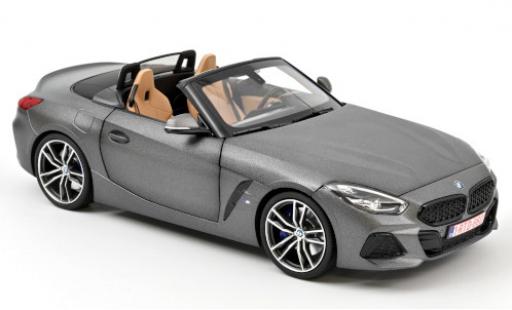Diecast model cars Bmw Z4 roadster (G29) matt-grey 2018 hood ouvert 1/18 Norev