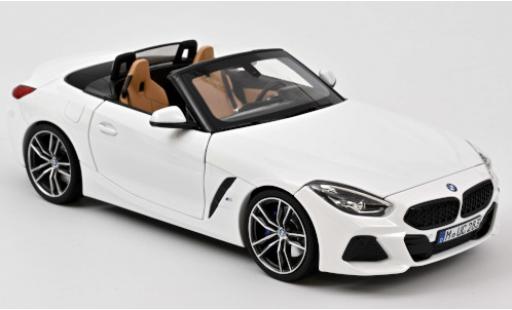 Diecast model cars Bmw Z4 roadster white 2018 1/18 Norev