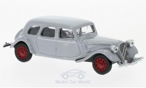 Diecast model cars Citroen Traction 15 -SIX grey 1939 1/64 Norev