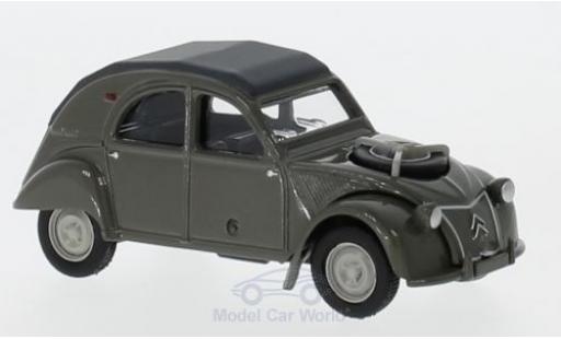Diecast model cars Citroen 2CV Berline 4x4 grey 1/64 Norev