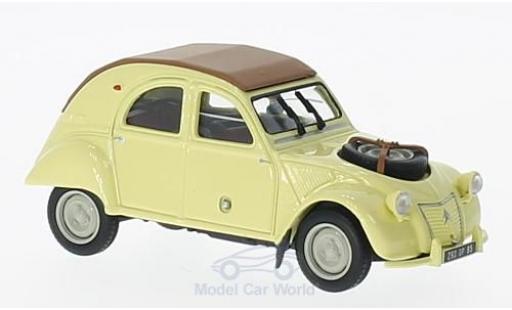 Diecast model cars Citroen 2CV Sahara 4x4 yellow 1961 1/43 Norev