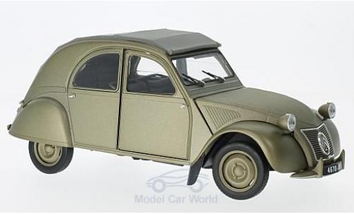 Diecast model cars Citroen 2CV Berline A matt-grey 1950 1/18 Norev