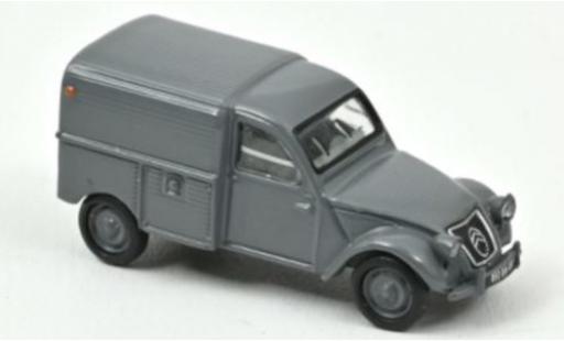Diecast model cars Citroen 2CV Fourgonnette AU grey 1953 1/87 Norev