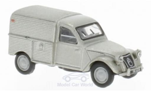 Diecast model cars Citroen 2CV Fourgonnette AU grey 1951 1/87 Norev