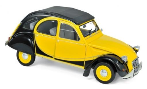 Diecast model cars Citroen 2CV Charleston yellow/black 1982 1/18 Norev