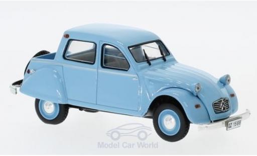 Diecast model cars Citroen 2CV Berline Citroneta blue 1963 1/43 Norev