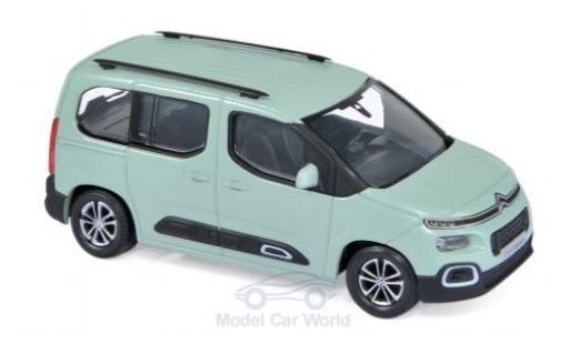 Diecast model cars Citroen Berlingo Fourgonnette green 2018 1/43 Norev