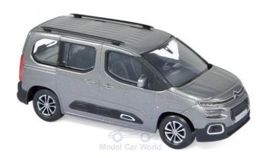 Diecast model cars Citroen Berlingo Fourgonnette metallic grey 2018 1/43 Norev