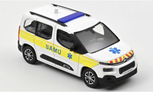 Diecast model cars Citroen Berlingo ambulance SAMU 2020 1/43 Norev