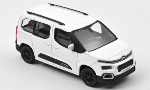 Diecast model cars Citroen Berlingo Fourgonnette white 2020 1/43 Norev