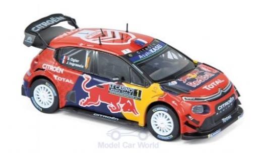 Diecast model cars Citroen C3 WRC No.1 Red Bull Rally Monte Carlo 2019 S.Ogier/J.Ingrassia 1/43 Norev