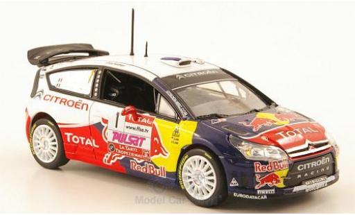 Diecast model cars Citroen C4 WRC No.1 Racing Red Bull Total Rally du Var 2009 S.Loeb/S.Loeb 1/43 Norev