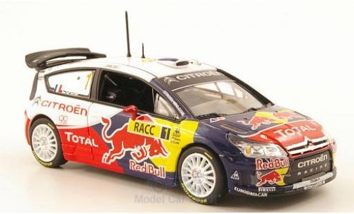 Diecast model cars Citroen C4 WRC No.1 Racing Red Bull -Total Rally Spanien 2009 S.Loeb/D.Elena 1/43 Norev