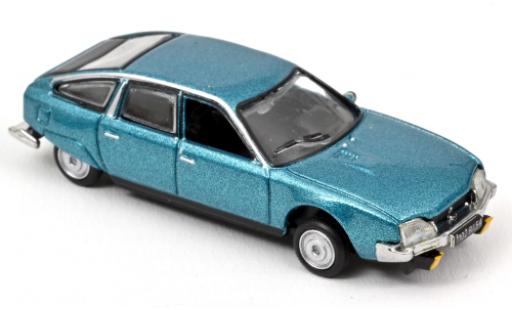 Diecast model cars Citroen CX Berline 2000 metallic blue 1975 1/87 Norev
