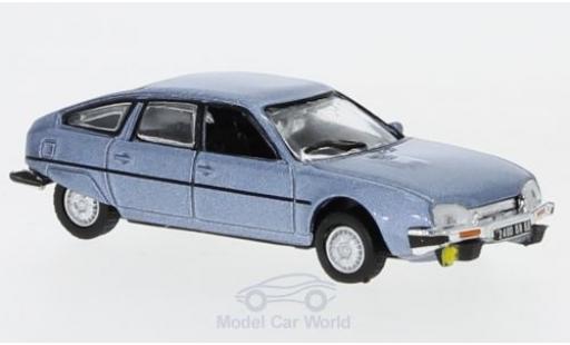 Diecast model cars Citroen CX GTI 2400 metallic blue 1977 1/87 Norev