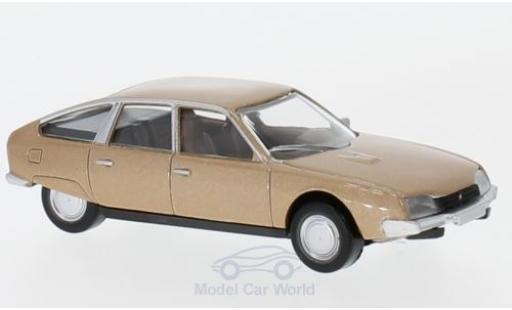 Diecast model cars Citroen CX Berline metallic beige 1974 1/64 Norev