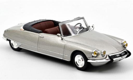 Diecast model cars Citroen DS Cabriolet 19 Convertible metallic grey 1965 Softtop couch&Atilde;&copy; avec 1/43 Norev