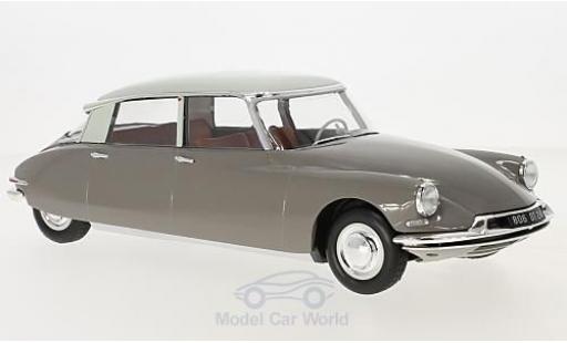 Diecast model cars Citroen DS 19 grey/grey 1959 1/18 Norev