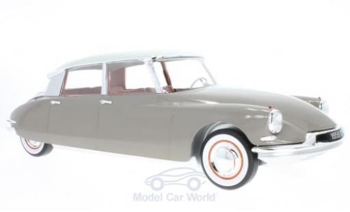 Diecast model cars Citroen DS 19 brown/white 1959 1/12 Norev