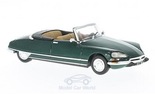 Diecast model cars Citroen DS Cabriolet 21 Convertible metallic green 1971 1/43 Norev