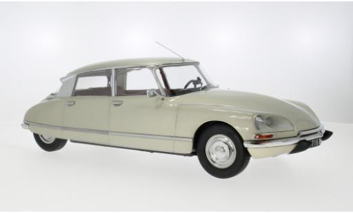 Diecast model cars Citroen DS 23 Pallas metallise beige 1973 1/12 Norev
