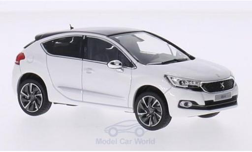 Diecast model cars DS Automobiles DS4 Berline Citroen DS 4 metallic white/purple 2015 1/43 Norev