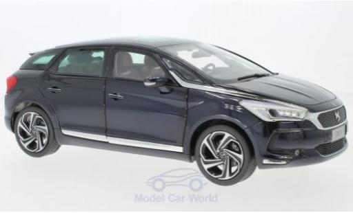 Diecast model cars DS Automobiles DS5 Berline Citroen DS 5 blue 2015 1/18 Norev