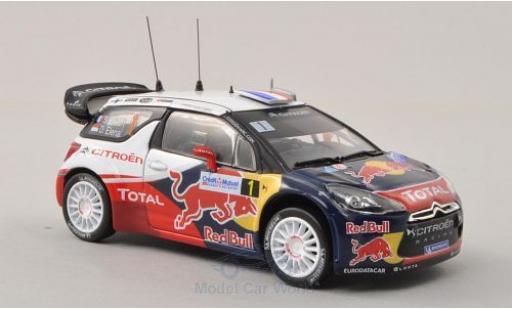 Diecast model cars DS Automobiles DS3 WRC Citroen No.1 Red Bull Rally Frankreich 2012 S.Loeb/D.Elena 1/43 Norev